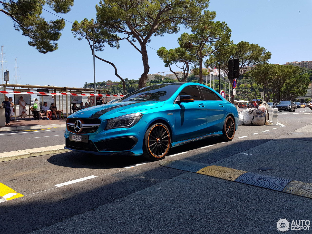 Mercedes Benz CLA 45 AMG OrangeArt Edition C117 13 July 2018 Autogespot