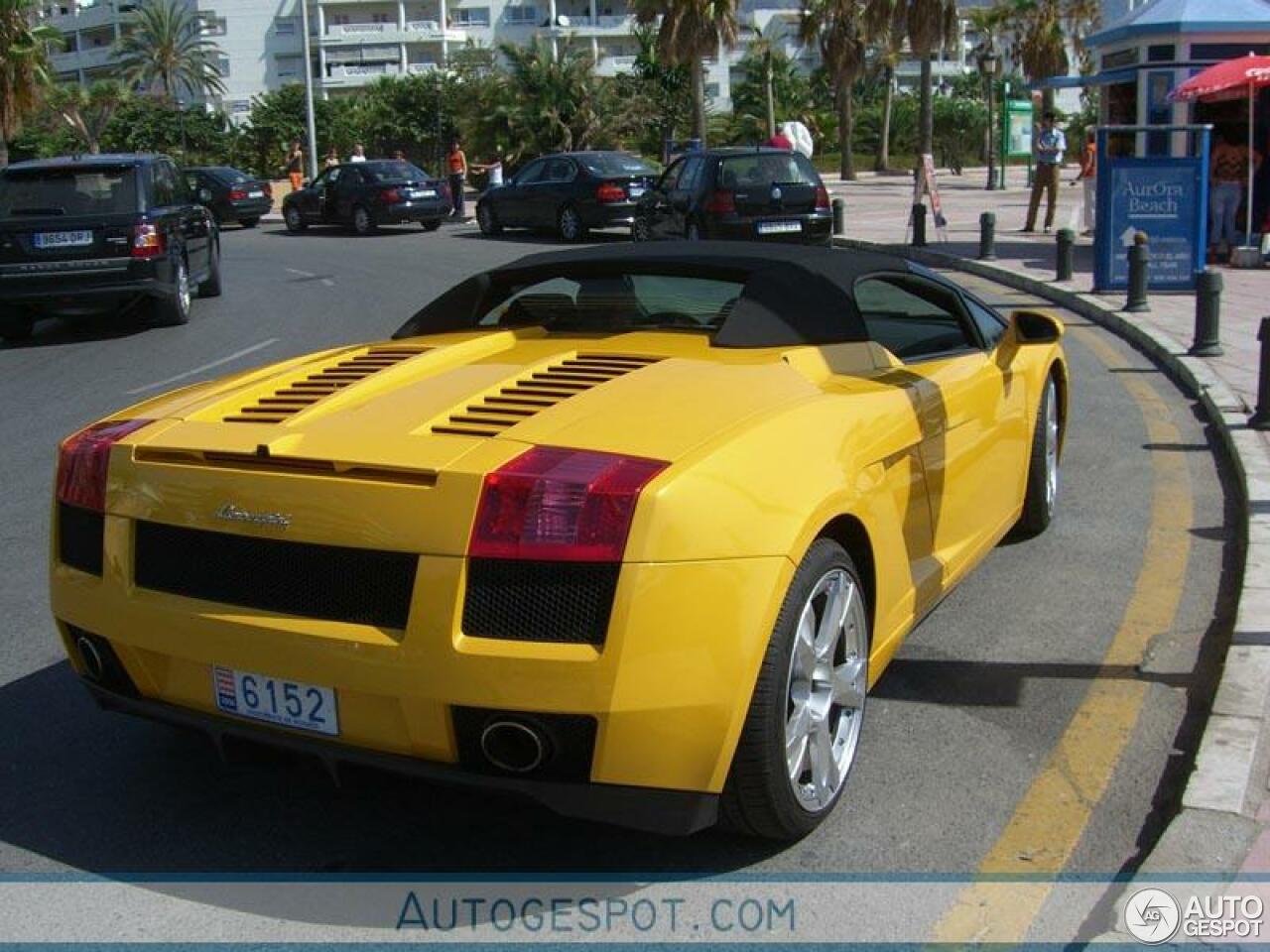 Lamborghini Gallardo Spyder