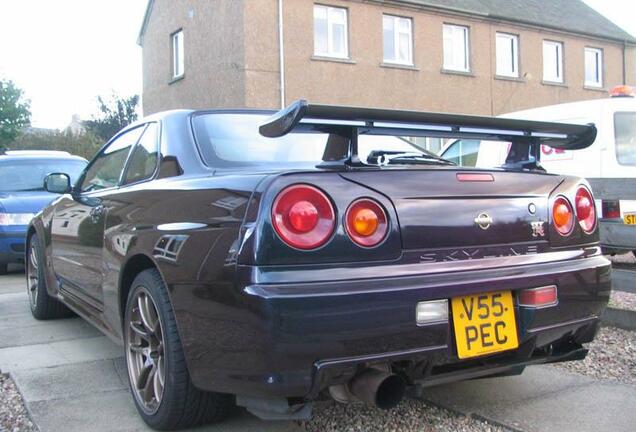 Nissan Skyline R34 GT-R V-Spec Midnight Purple Pearl II Special Color Limited Edition