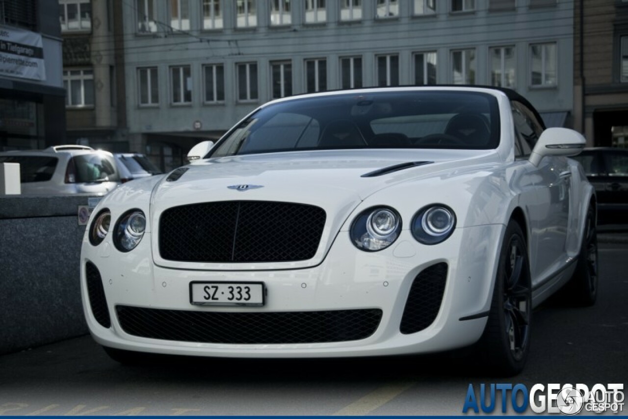 Bentley Continental Supersports Convertible