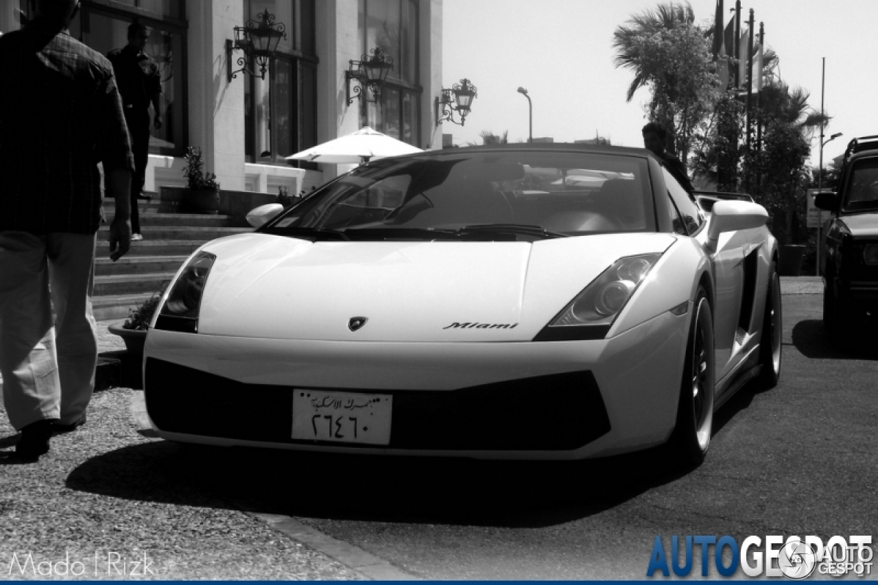 Lamborghini Gallardo Miami Edition Spyder