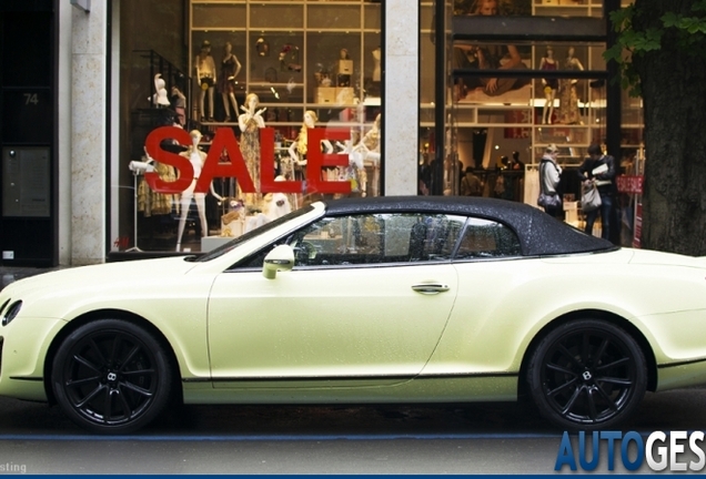 Bentley Continental Supersports Convertible