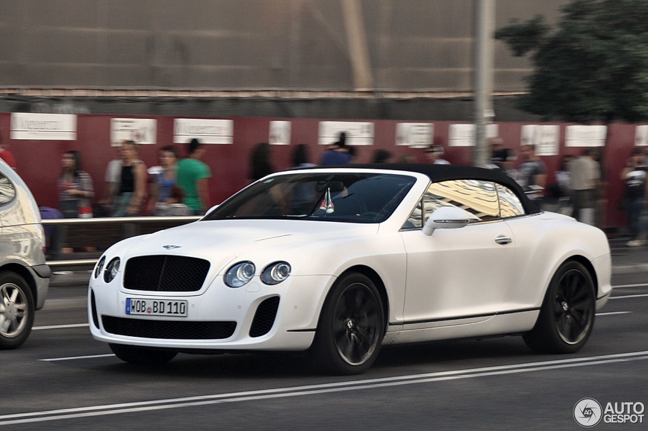 Bentley Continental Supersports Convertible