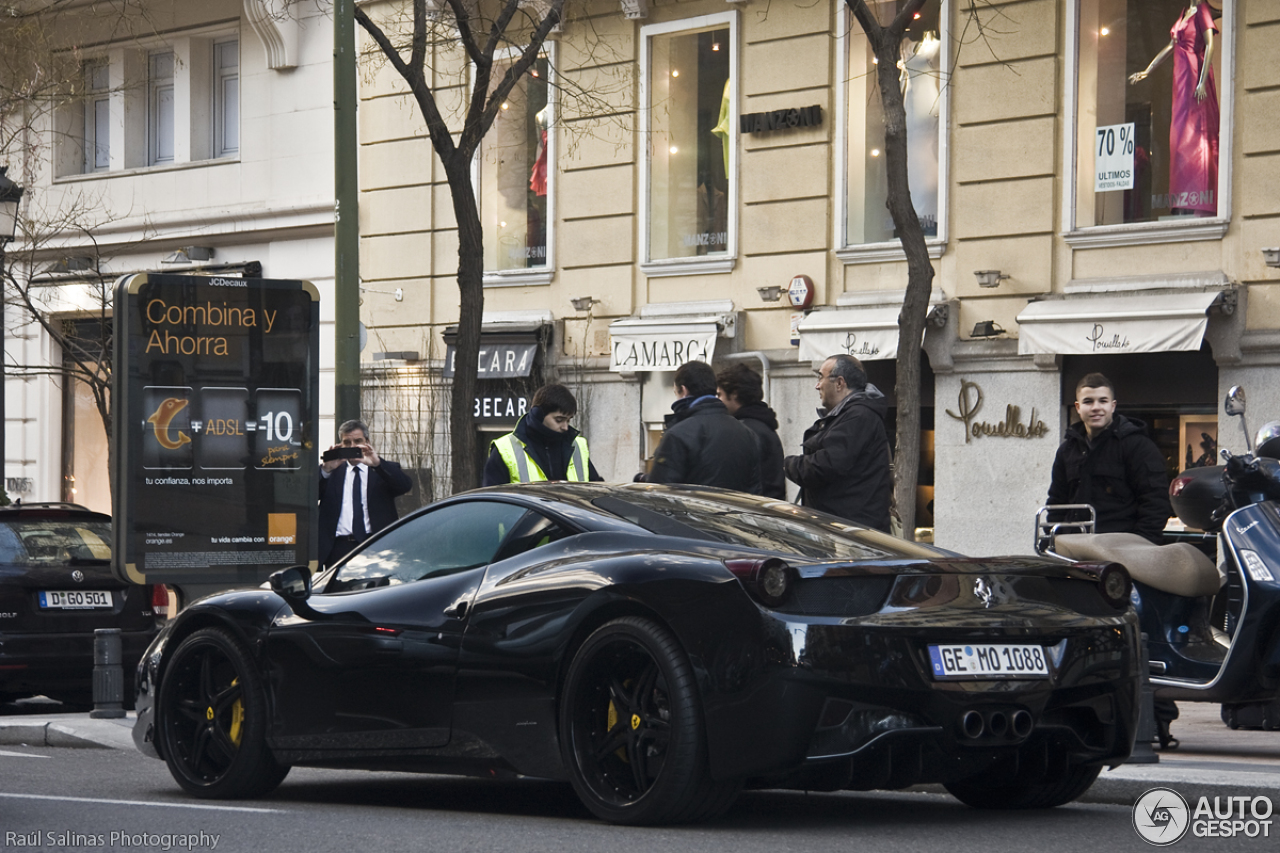 Ferrari 458 Italia Anderson Germany Black Carbon Edition