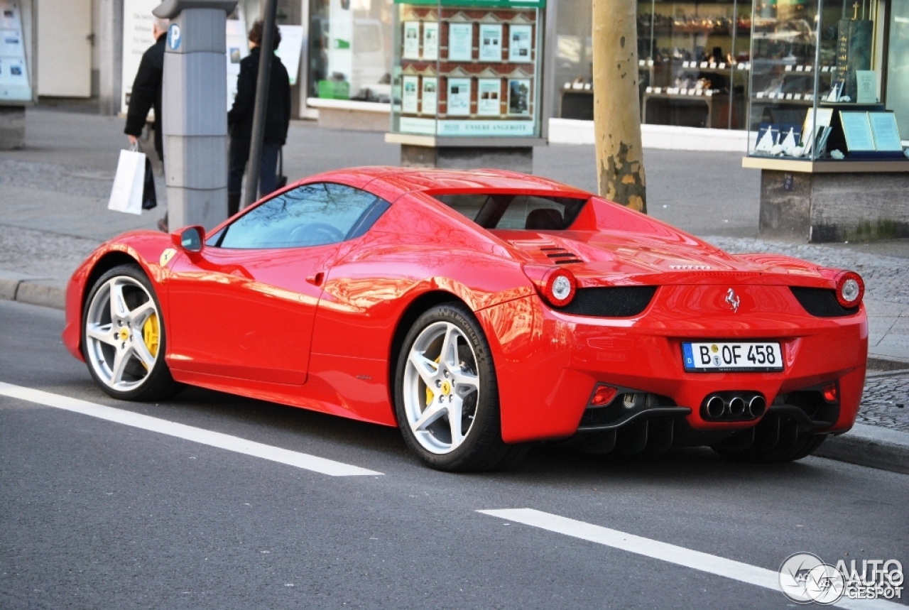 Ferrari 458 Spider