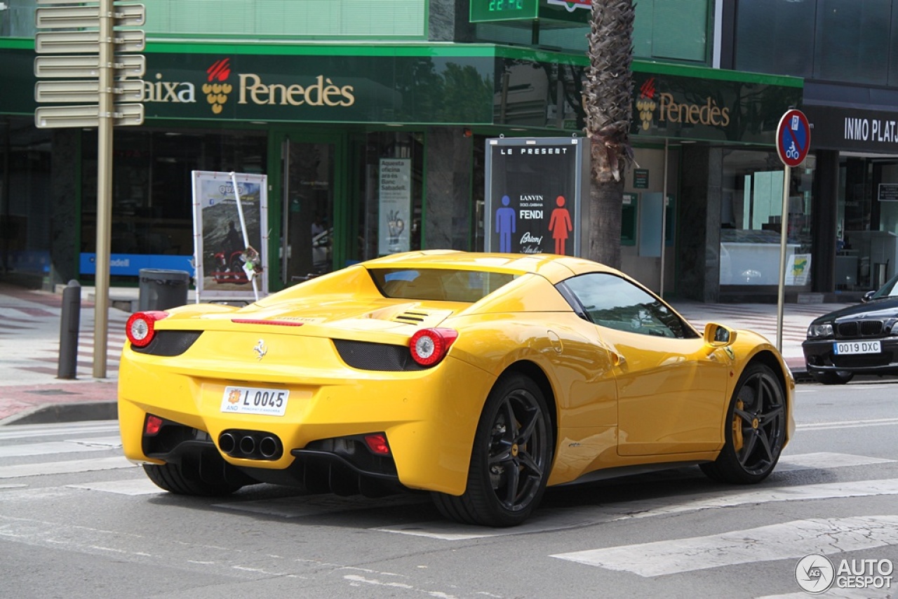 Ferrari 458 Spider