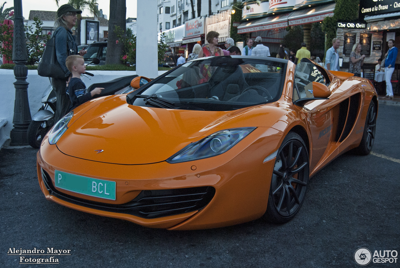 McLaren 12C Spider