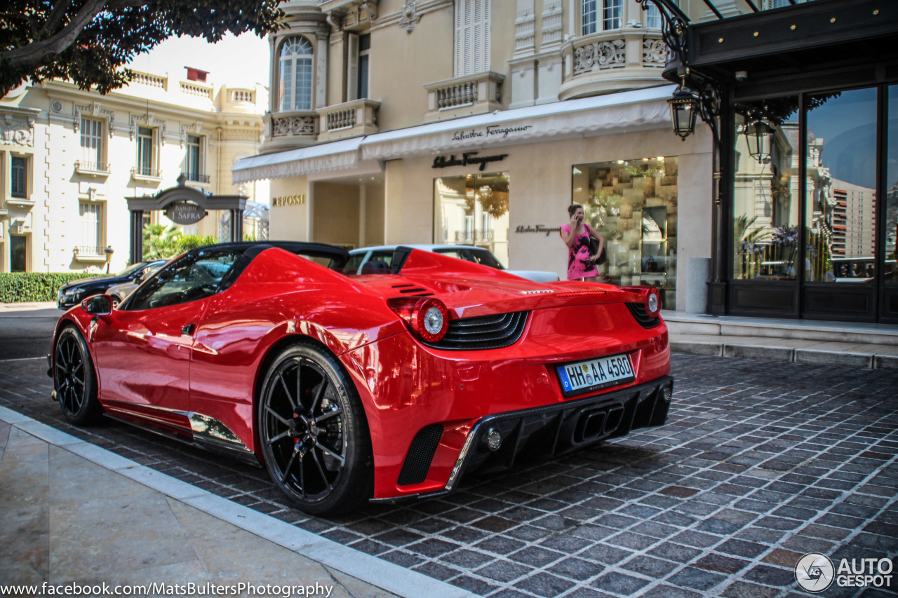 Ferrari 458 Spider Mansory Siracusa Monaco Limited Edition