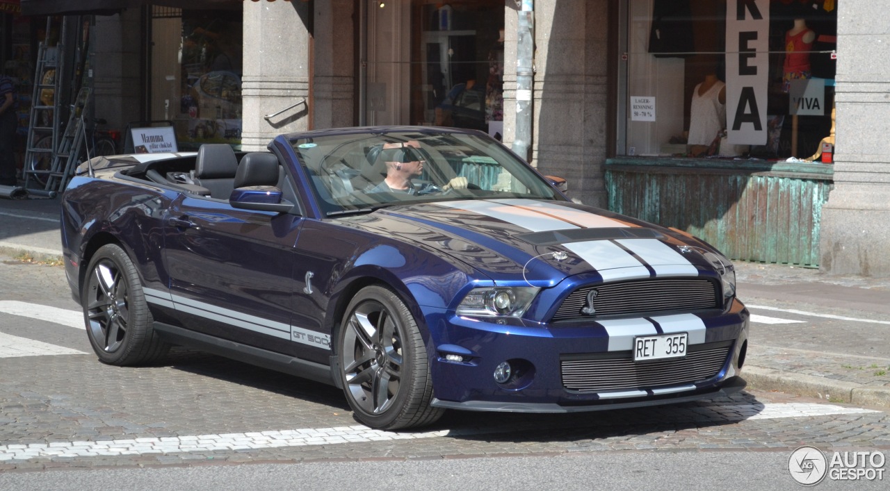 Ford Mustang Shelby GT500 Convertible 2010