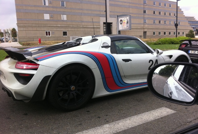 Porsche 918 Spyder Weissach Package