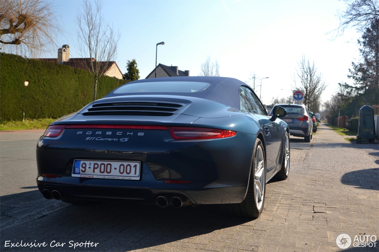 Porsche 991 Carrera 4S Cabriolet MkI