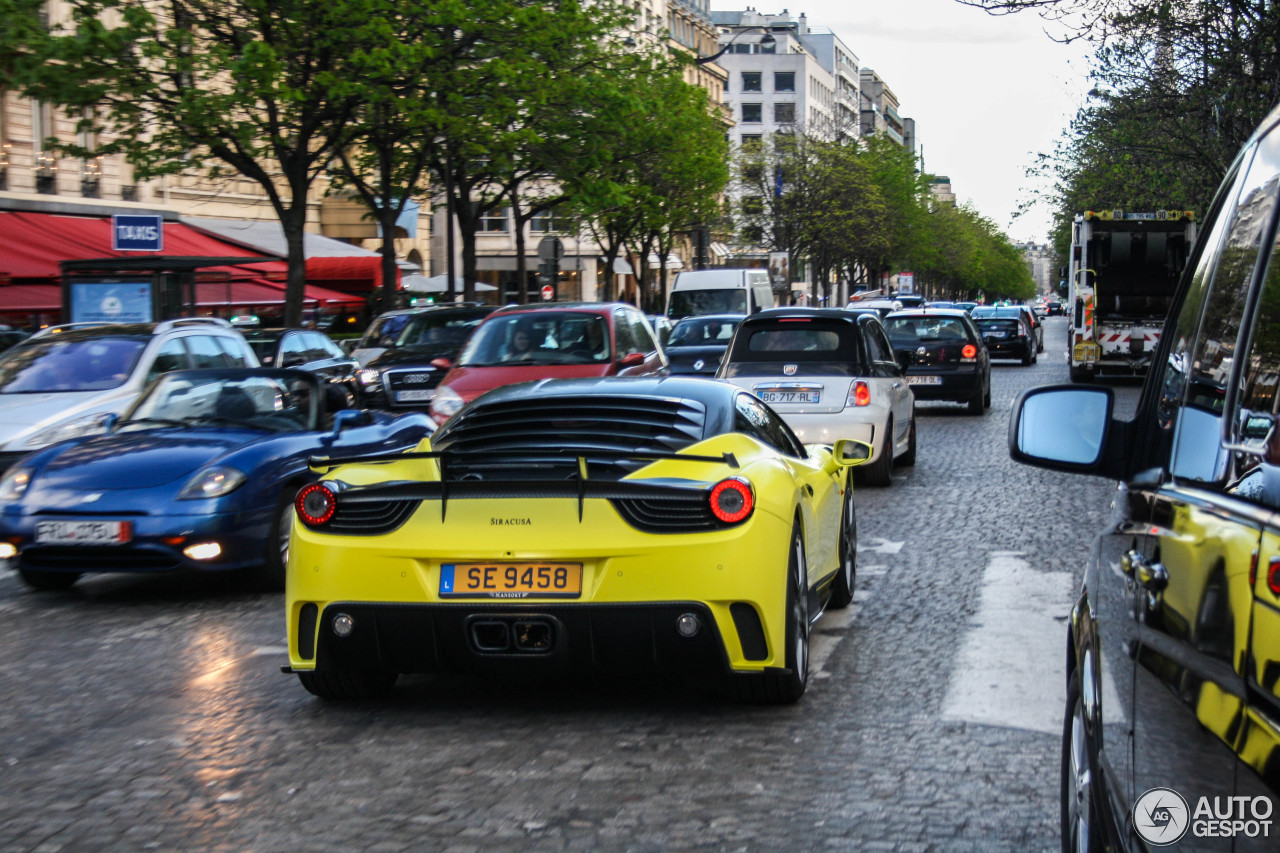 Ferrari 458 Italia Mansory Siracusa