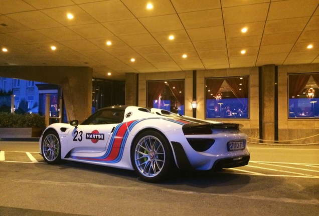 Porsche 918 Spyder Weissach Package