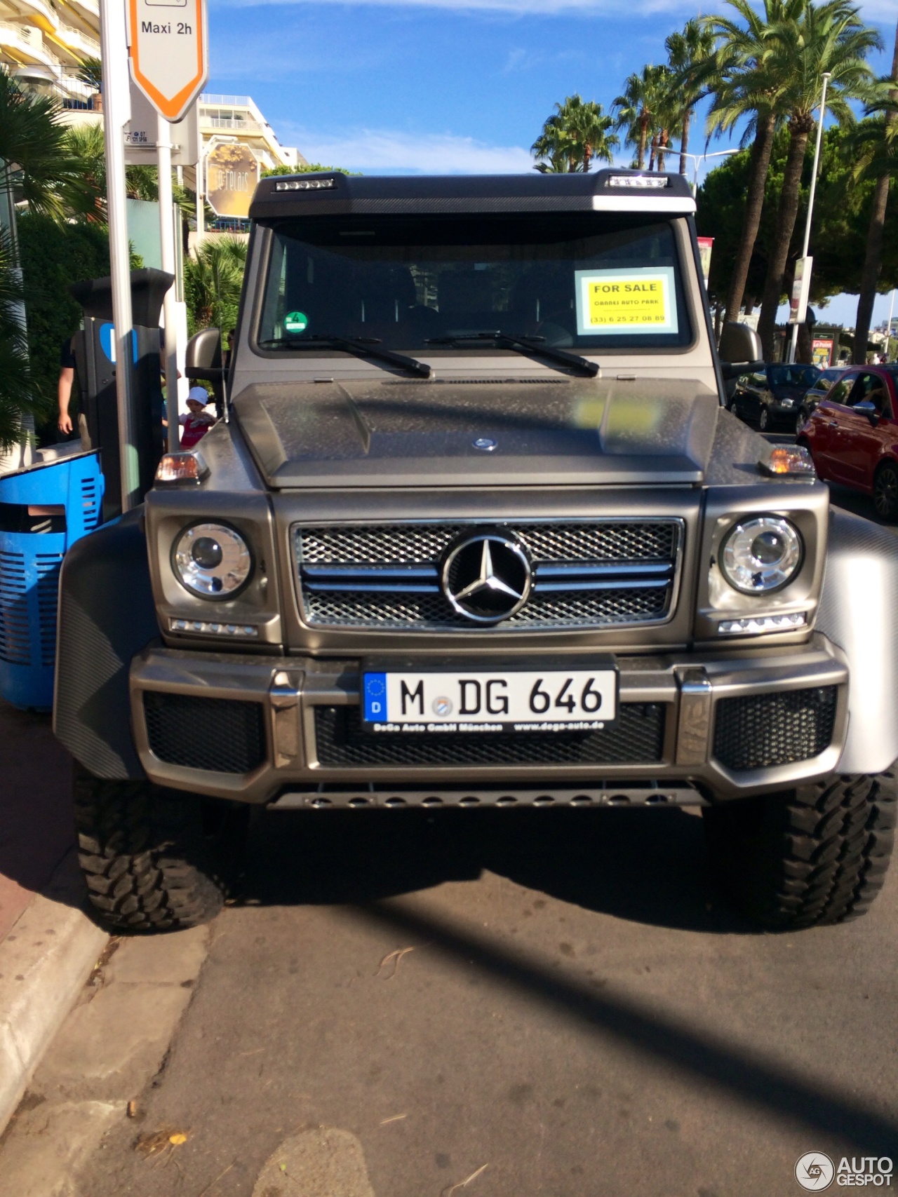 ERA AUTO Mercedes G63 AMG 6x6 1/64 Giallo CINETICO - Modello Pressofuso