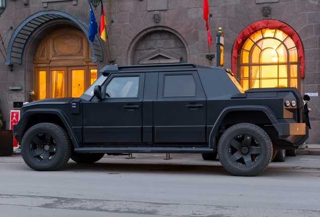 Dartz Black Shark Prombron VIP armoured car comes with electrocuting door  handles