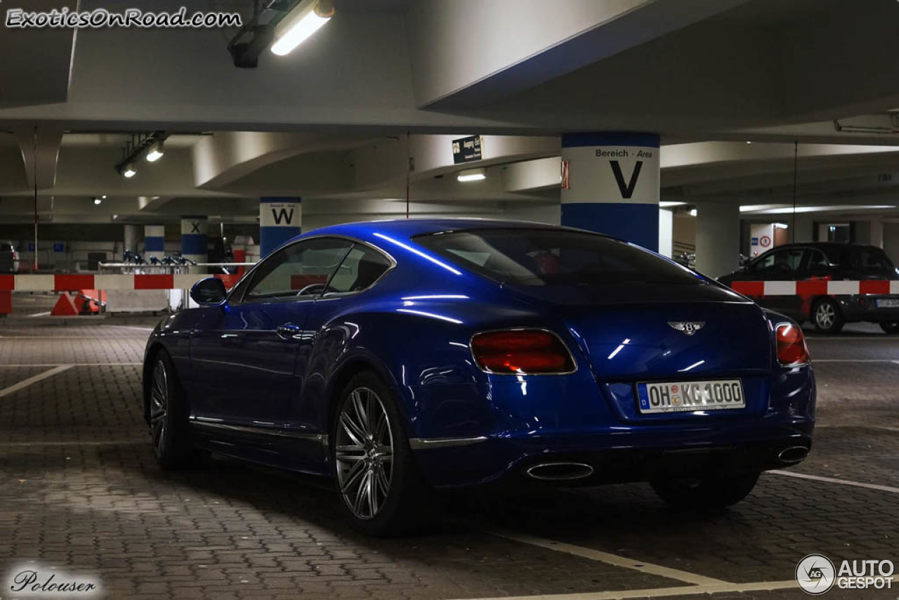 Bentley Continental GT Speed 2012