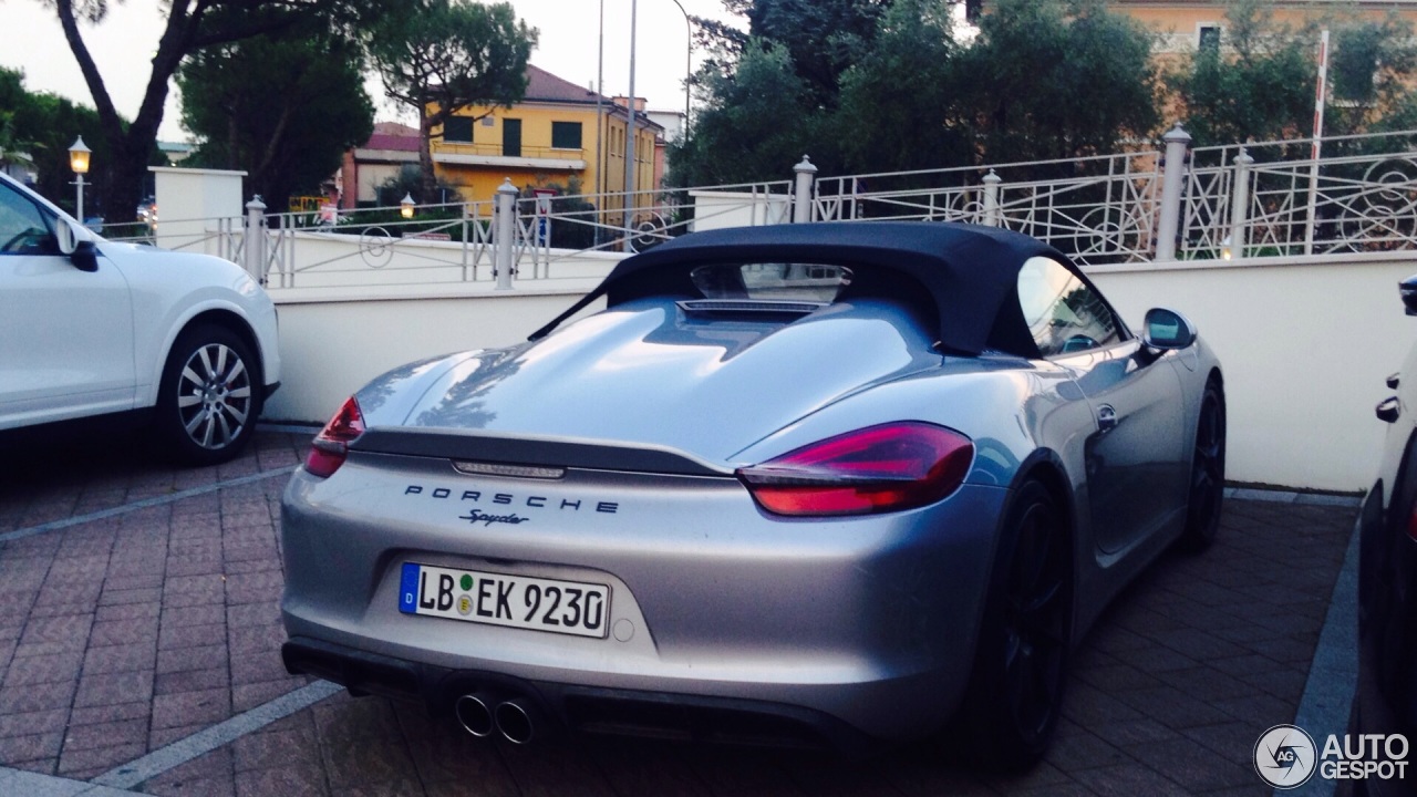 Porsche 981 Boxster Spyder