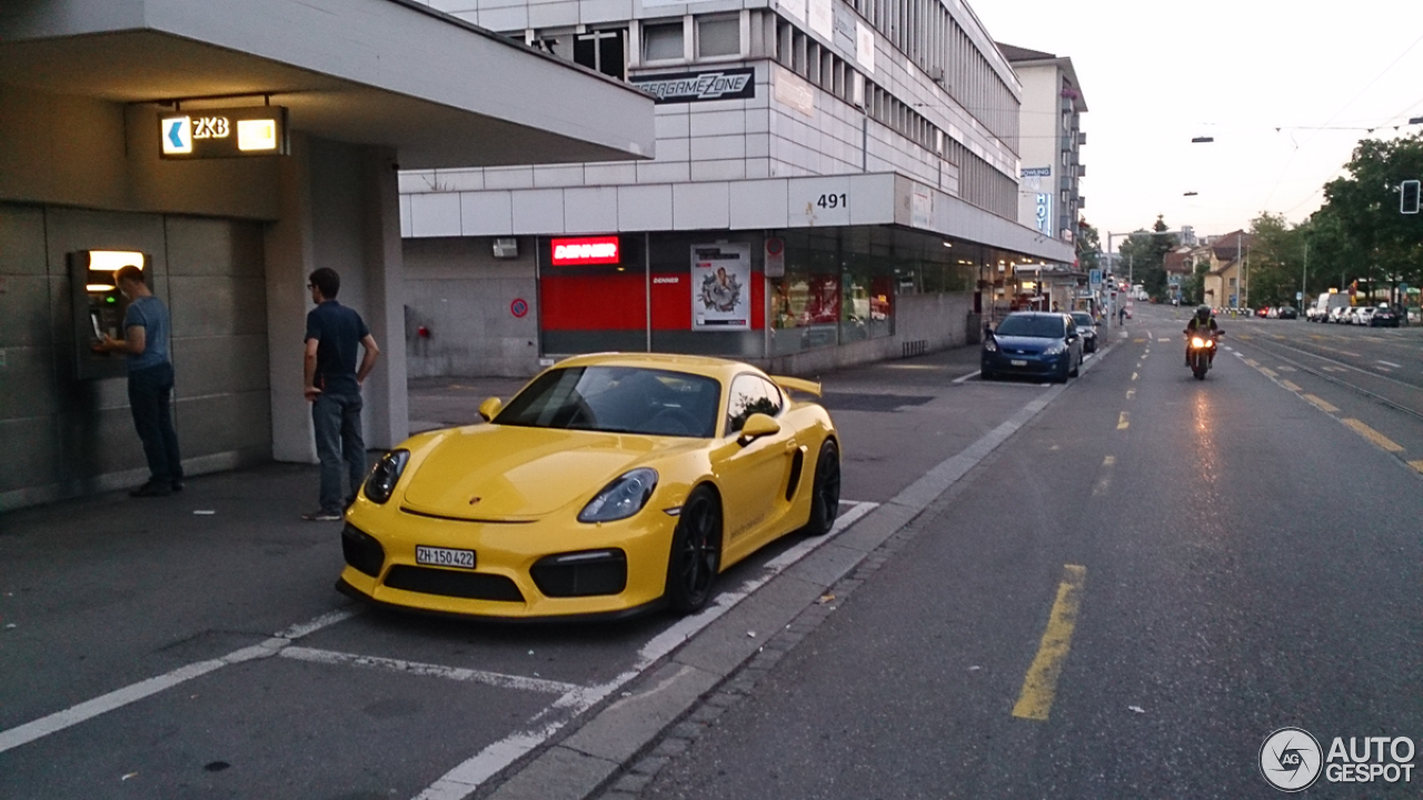 Porsche 981 Cayman GT4