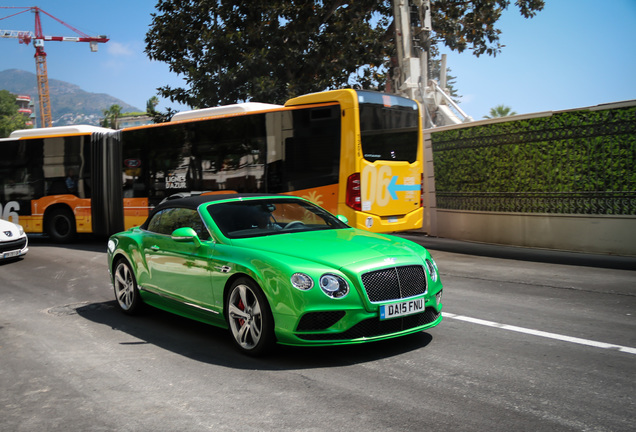 Bentley Continental GTC Speed 2016