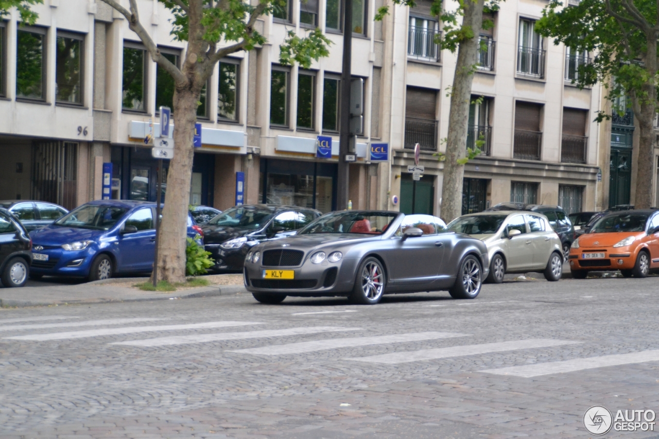 Bentley Continental Supersports Convertible