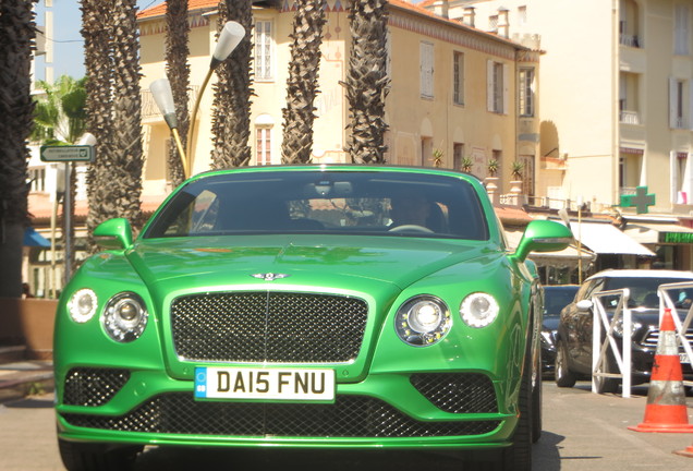 Bentley Continental GTC Speed 2016