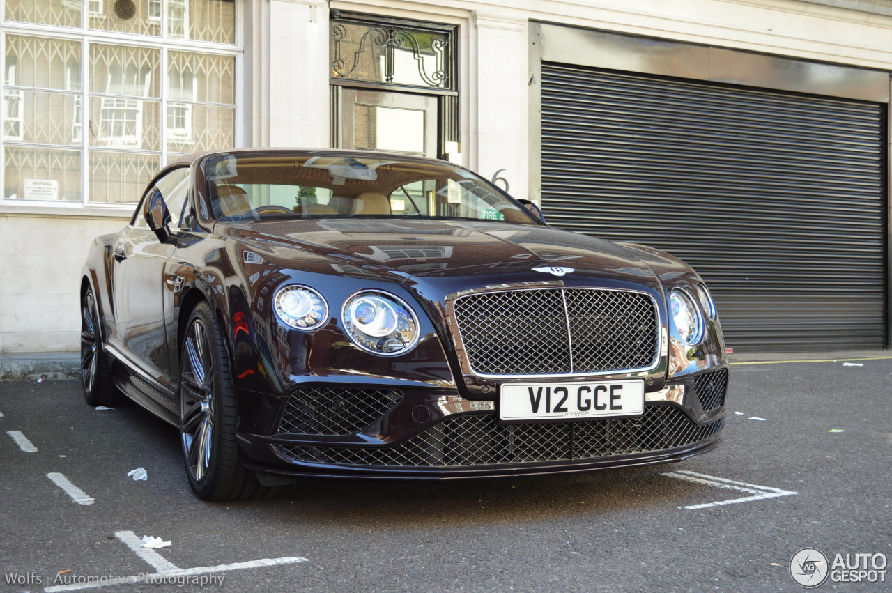 Bentley Continental GTC Speed 2016