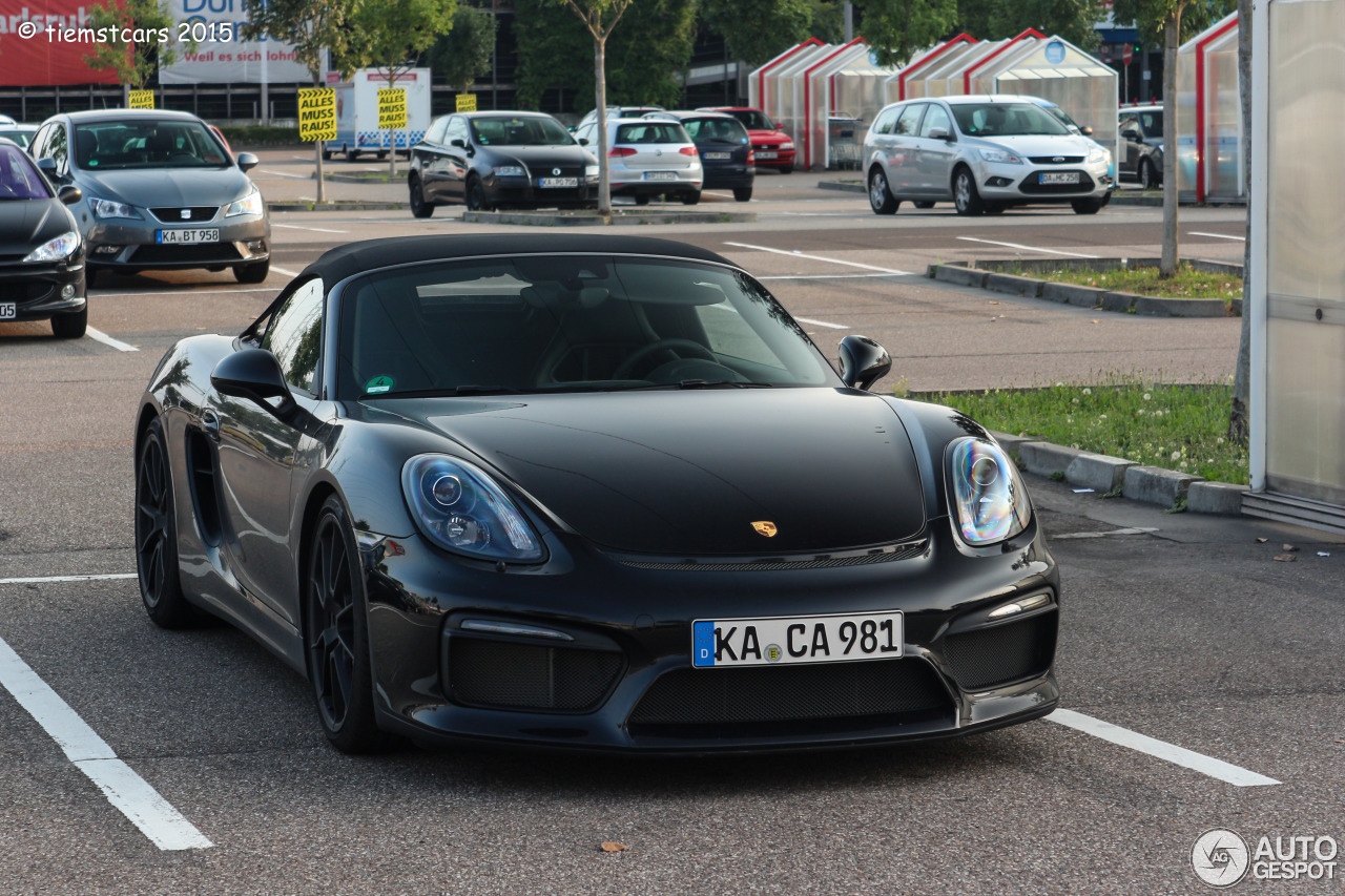 Porsche 981 Boxster Spyder