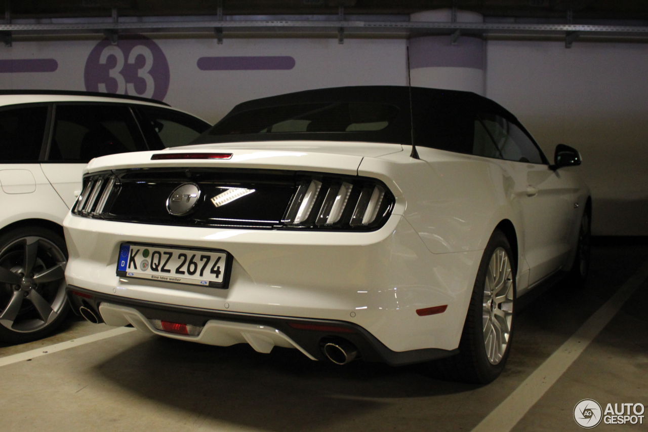 Ford Mustang GT Convertible 2015