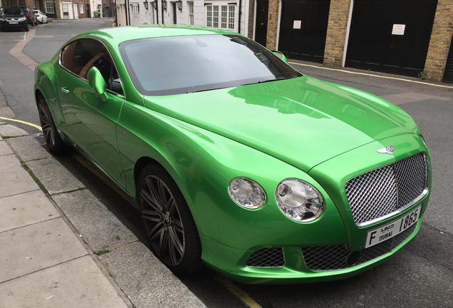 Bentley Continental GT Speed 2012