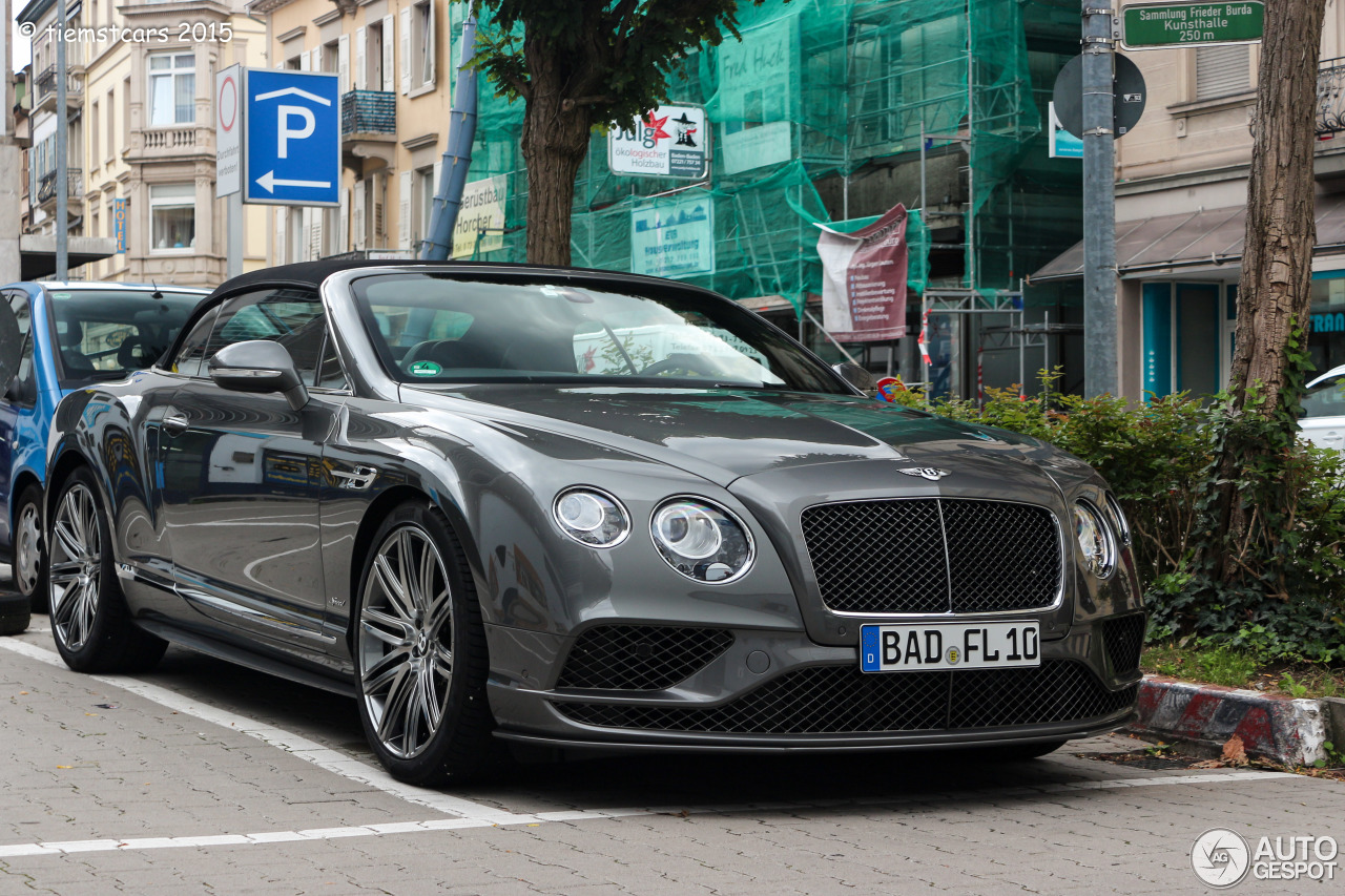 Bentley Continental GTC Speed 2016