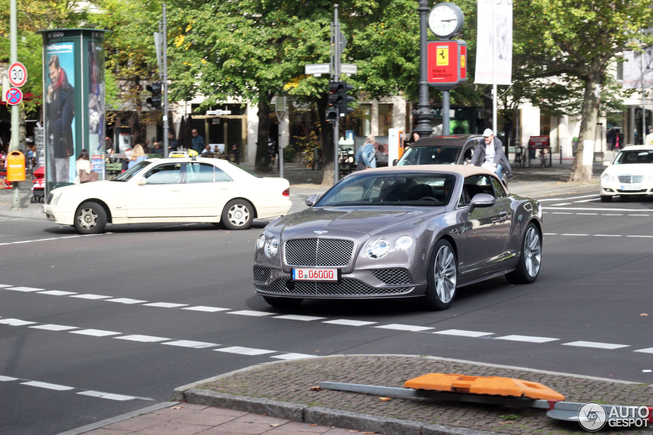 Bentley Continental GTC Speed 2016