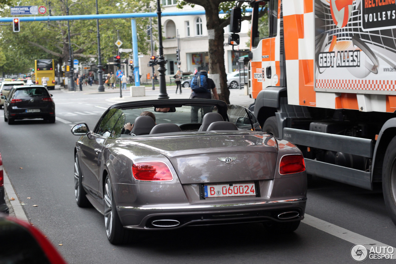 Bentley Continental GTC Speed 2016