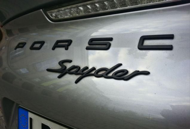 Porsche 981 Boxster Spyder