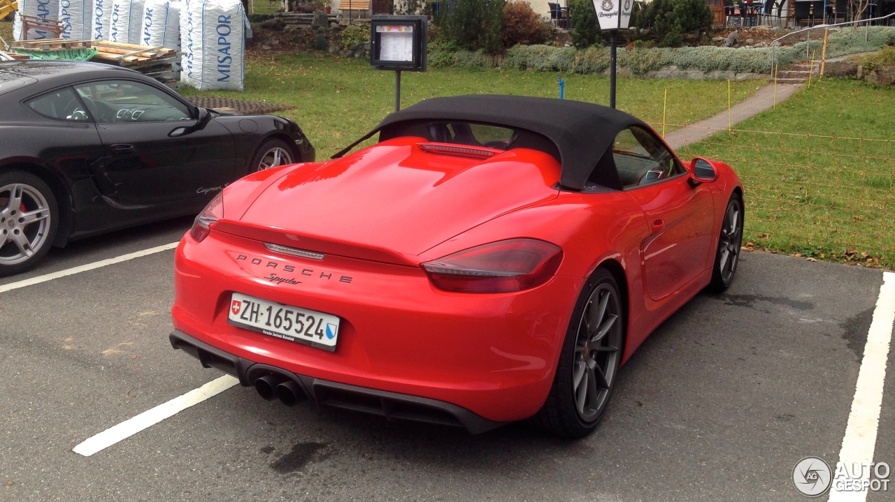 Porsche 981 Boxster Spyder