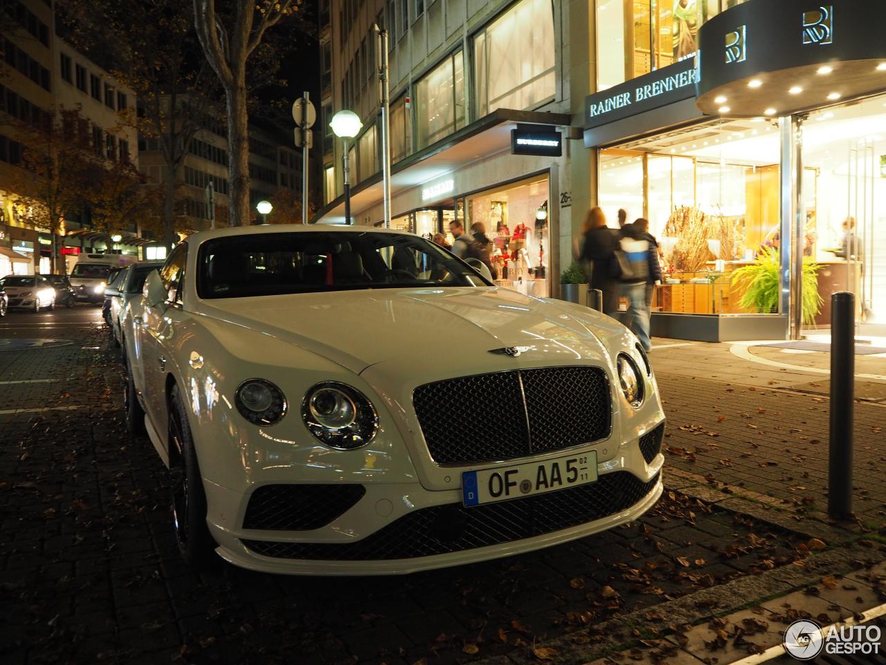 Bentley Continental GT Speed 2016