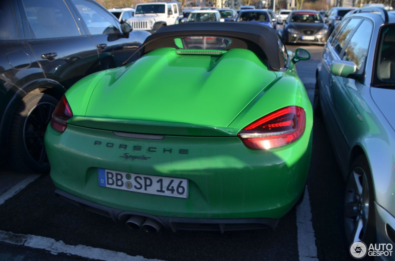 Porsche 981 Boxster Spyder