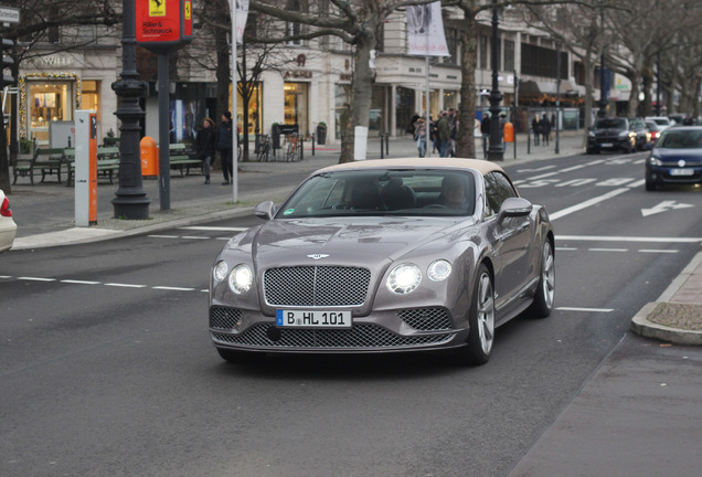 Bentley Continental GTC Speed 2016