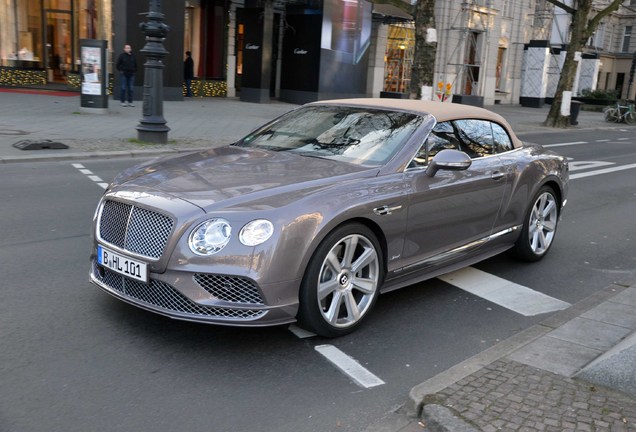 Bentley Continental GTC Speed 2016