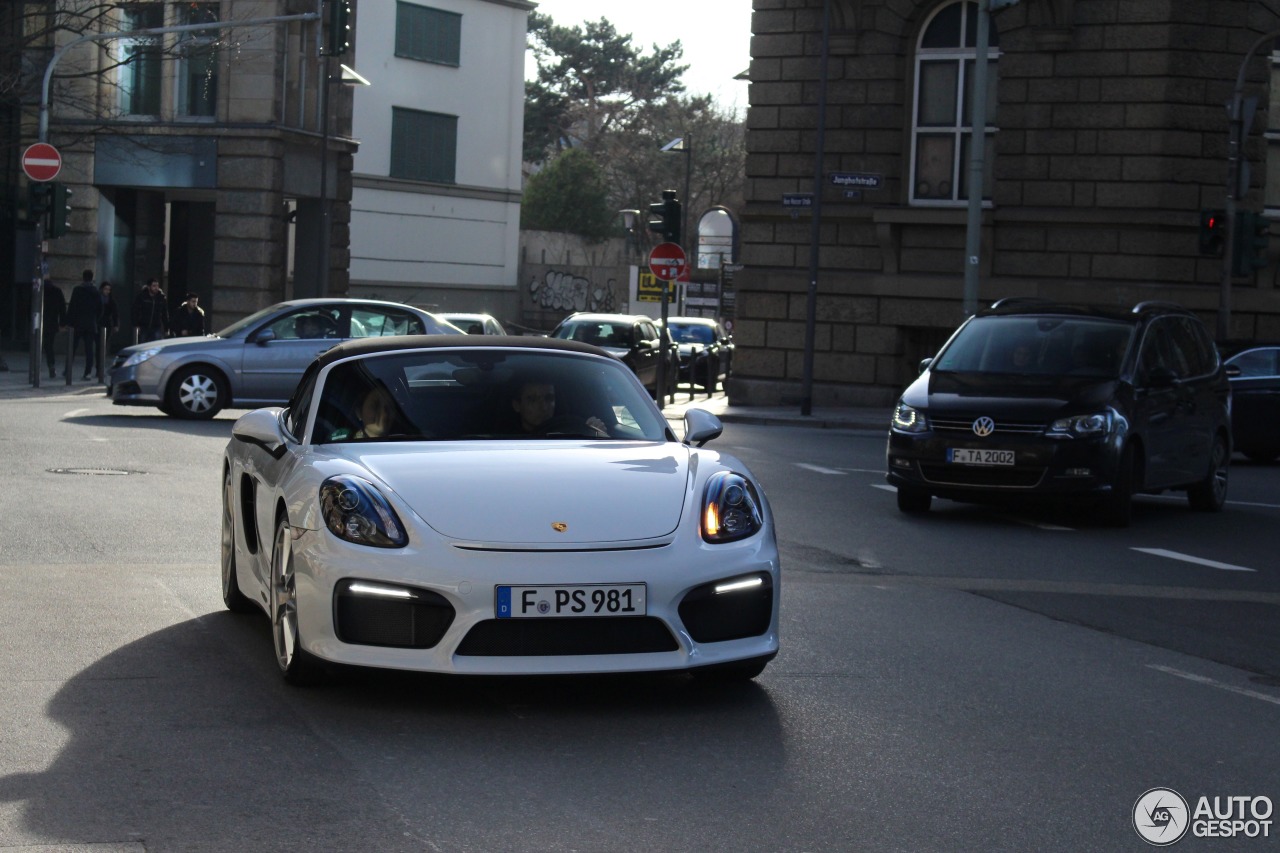 Porsche 981 Boxster Spyder