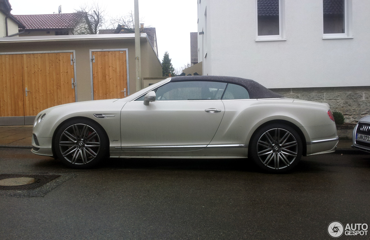 Bentley Continental GTC Speed 2016