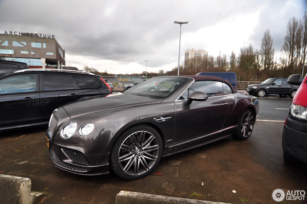 Bentley Continental GTC Speed 2016