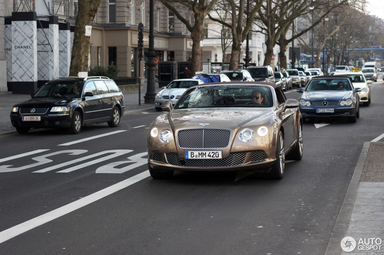 Bentley Continental GTC 2012