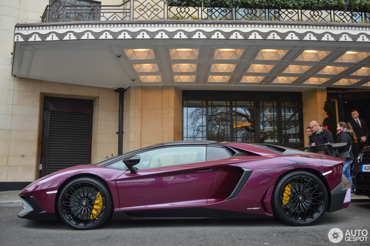 Lamborghini Aventador LP750-4 SuperVeloce Roadster - 27 March 2016