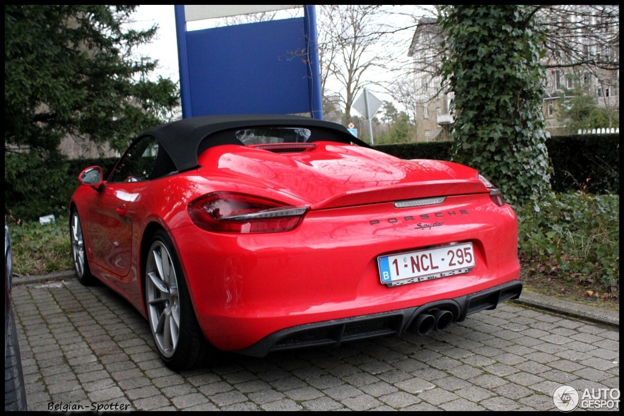 Porsche 981 Boxster Spyder