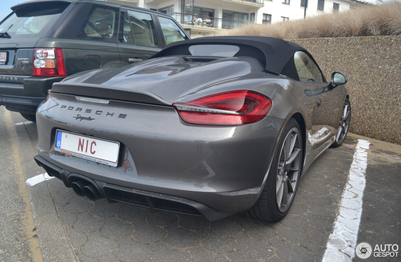 Porsche 981 Boxster Spyder