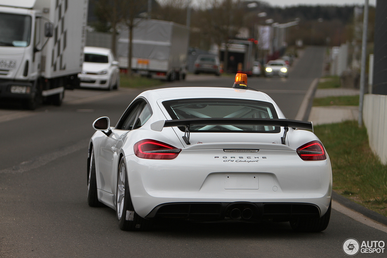 Porsche 981 Cayman GT4 Clubsport