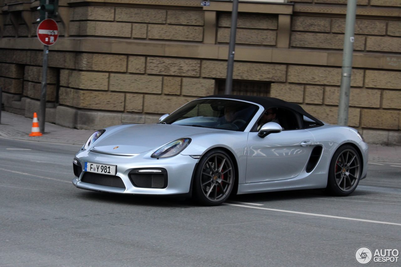 Porsche 981 Boxster Spyder