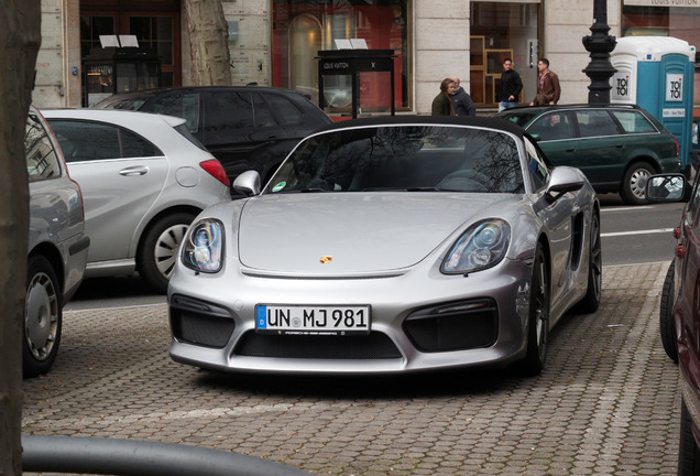 Porsche 981 Boxster Spyder