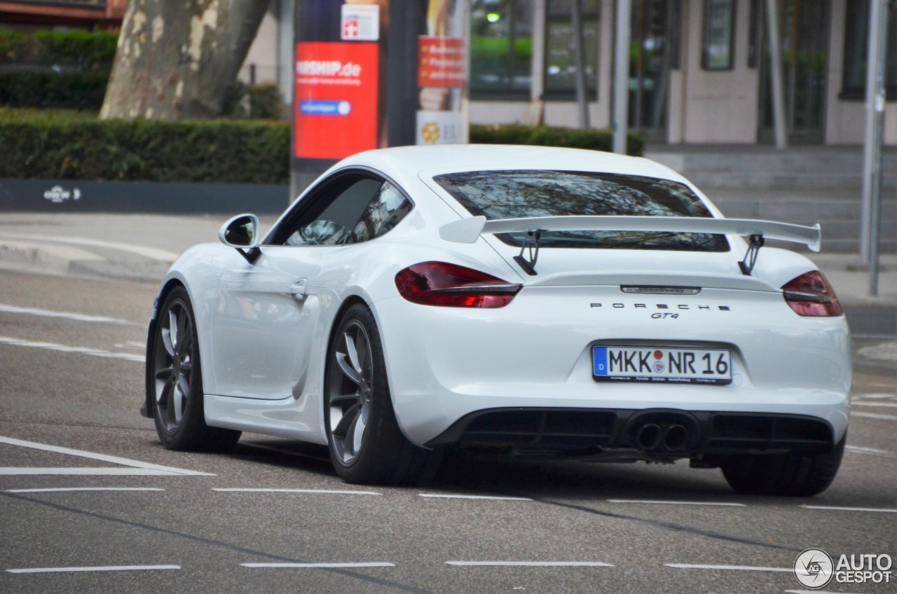 Porsche 981 Cayman GT4