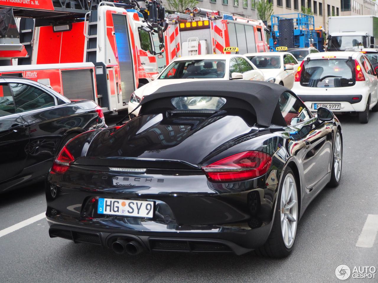 Porsche 981 Boxster Spyder